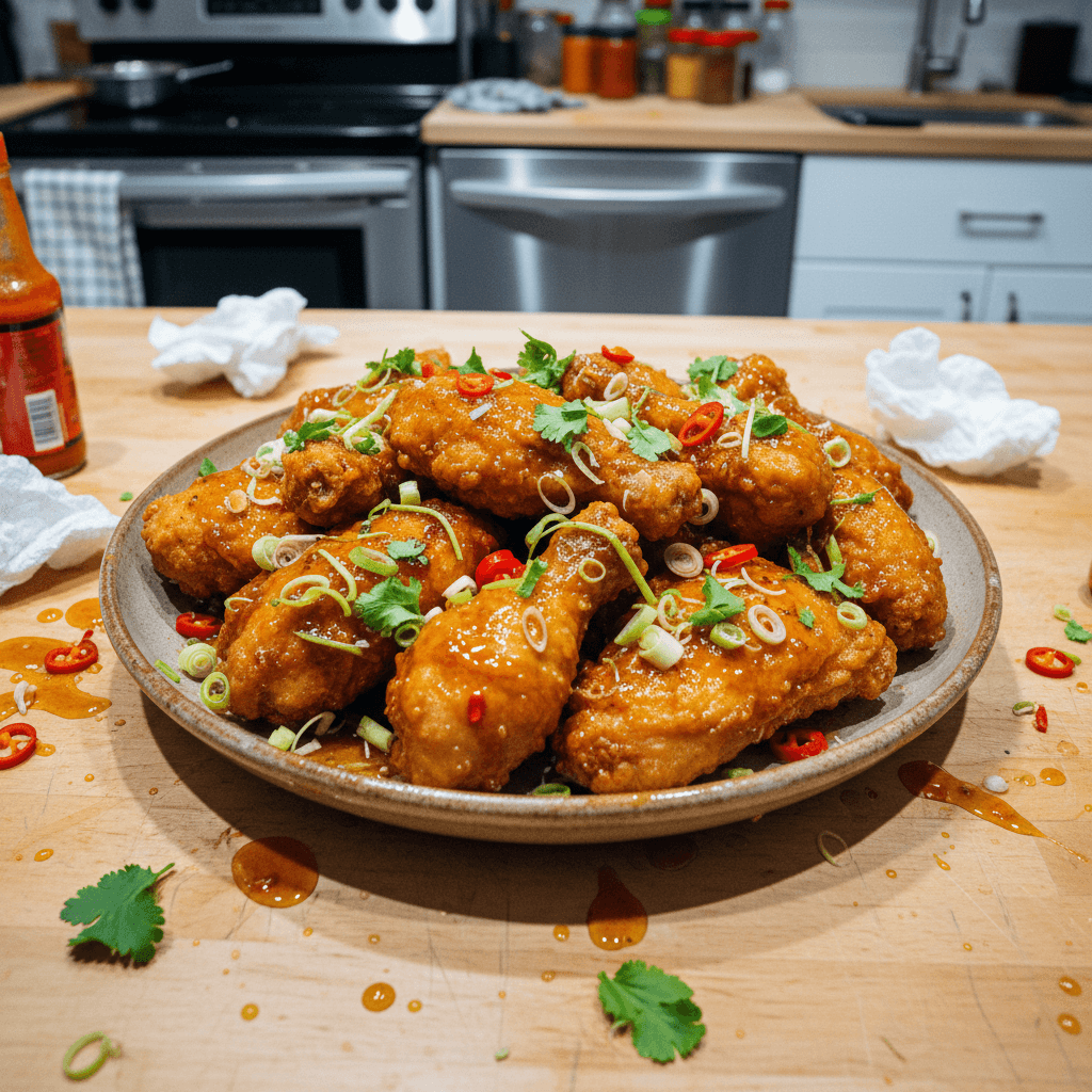 Lemongrass Hot Honey Chicken