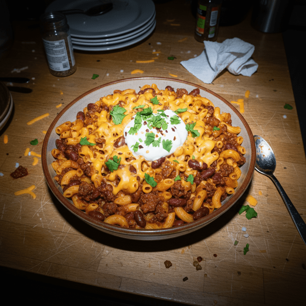One-Pot Chili Mac and Cheese