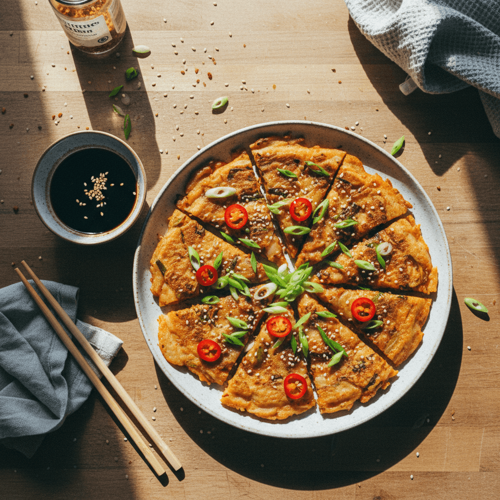 Kimchi Pancakes (Kimchijeon)