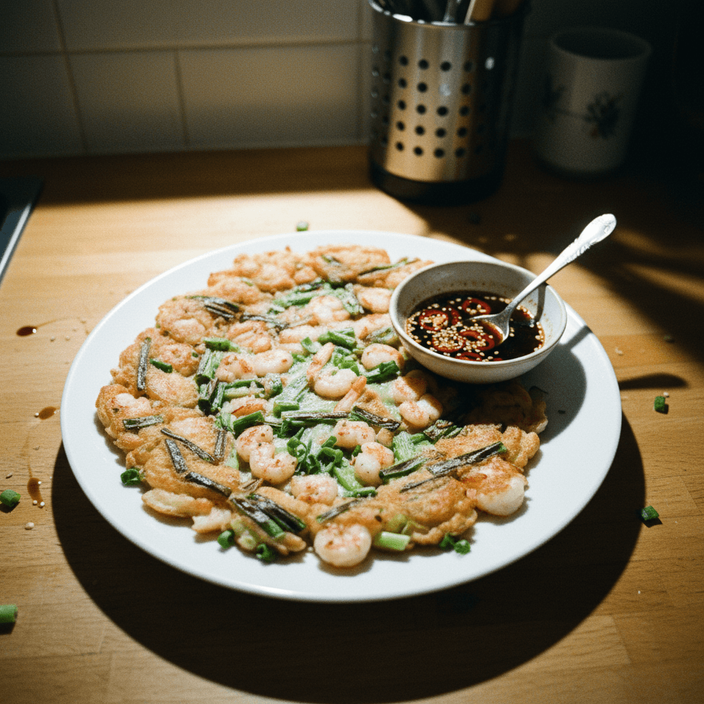 Korean Shrimp Pancake (Padakjeon)