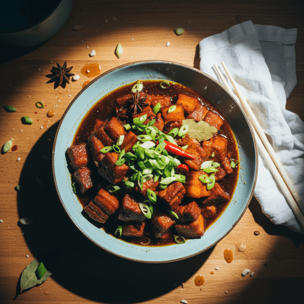 Red Braised Pork Belly (Hongshaorou)