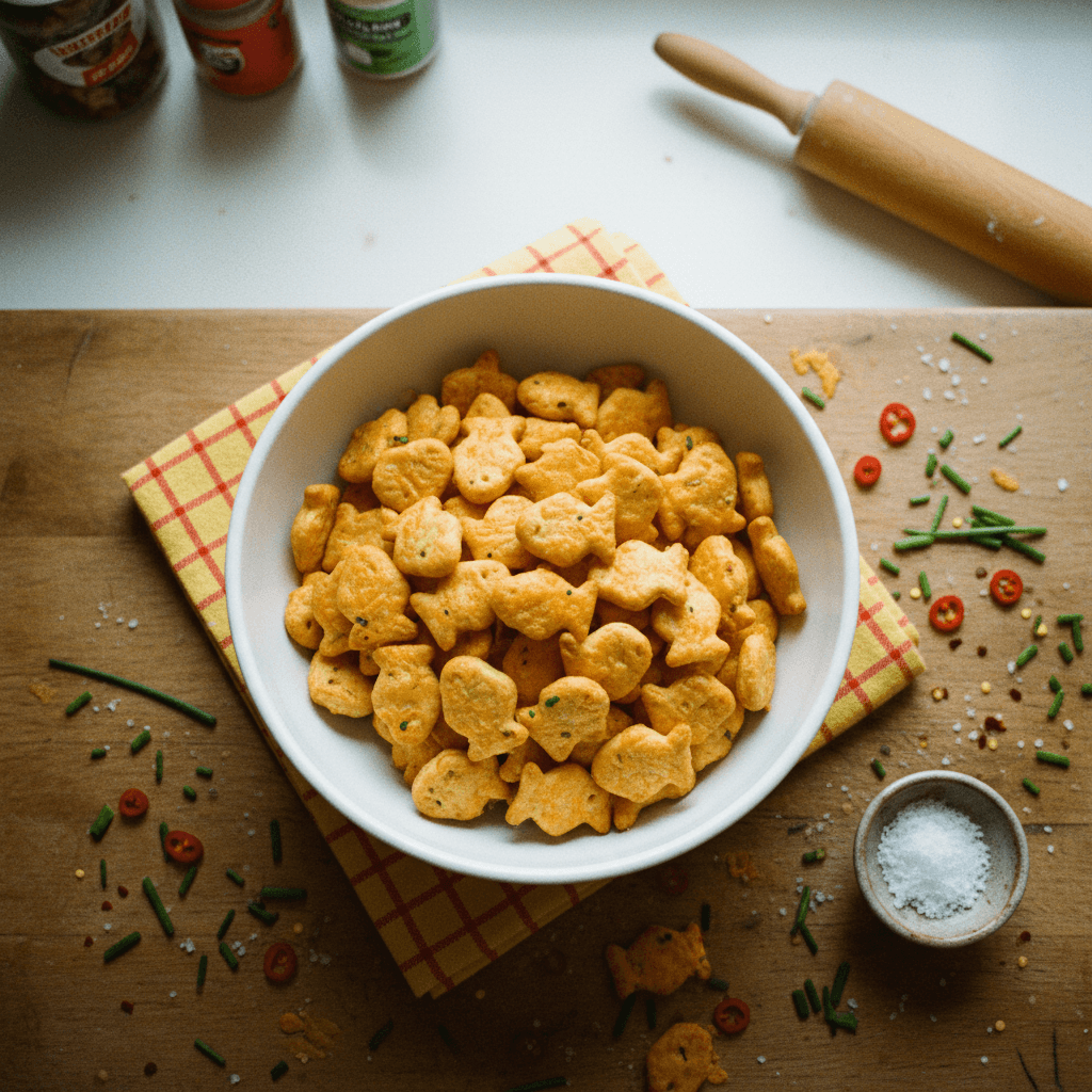 Homemade Goldfish Crackers