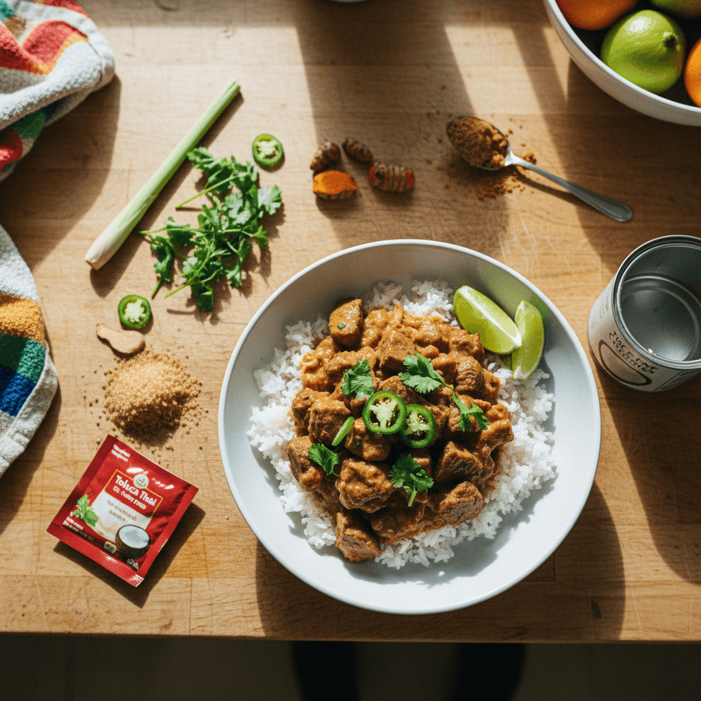 Coconut Lemongrass Beef