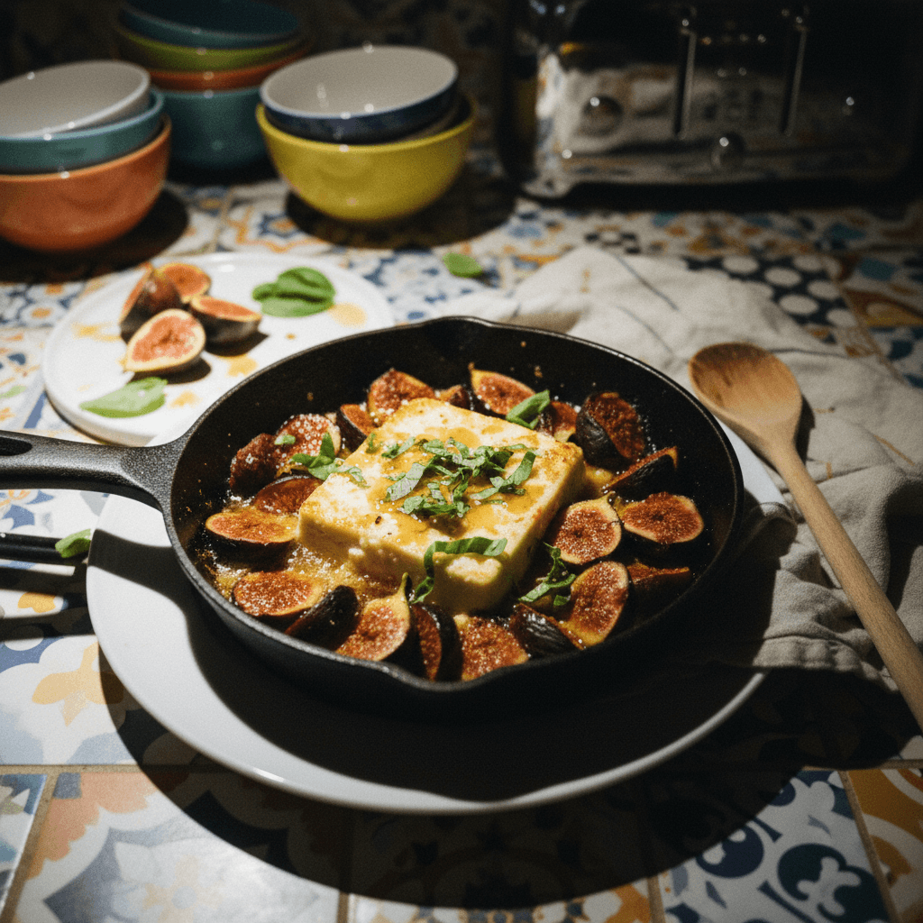 Baked Feta with Figs
