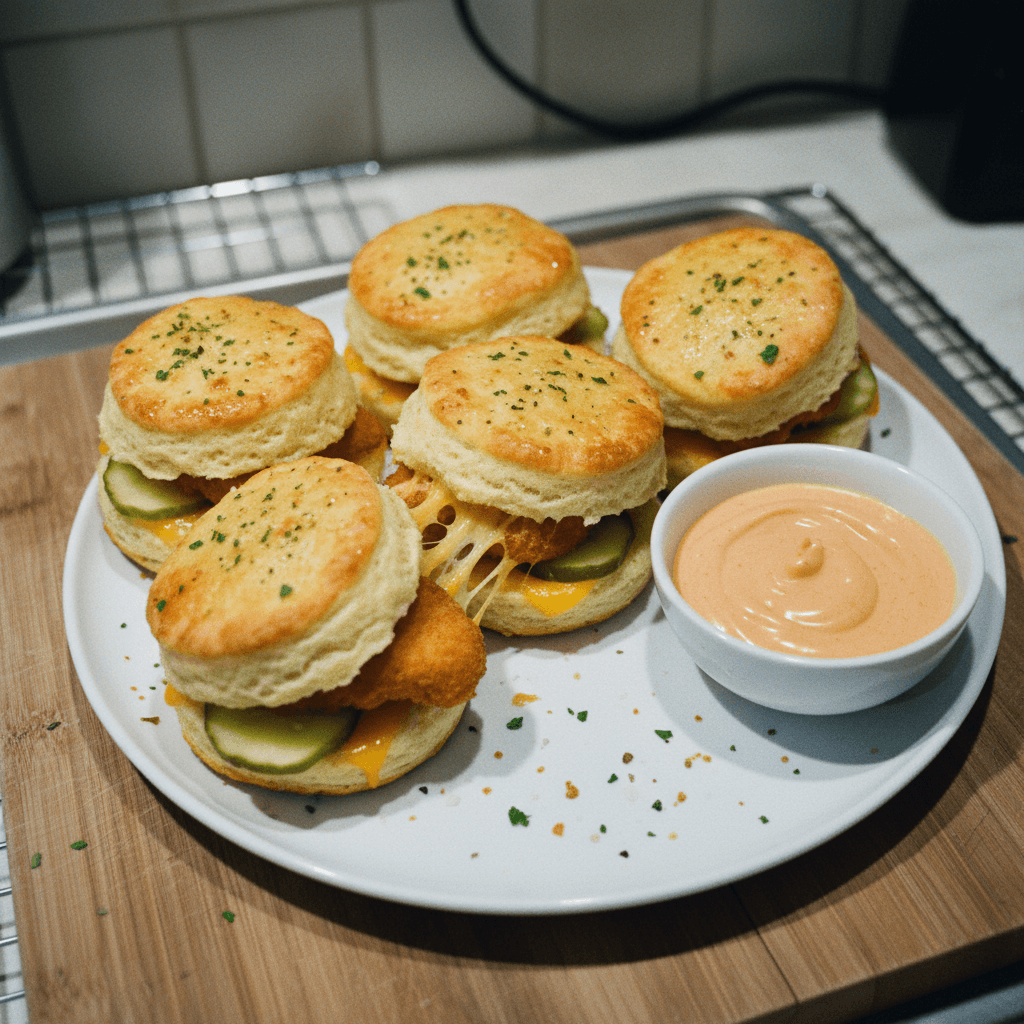 Chicken Stuffed Biscuits