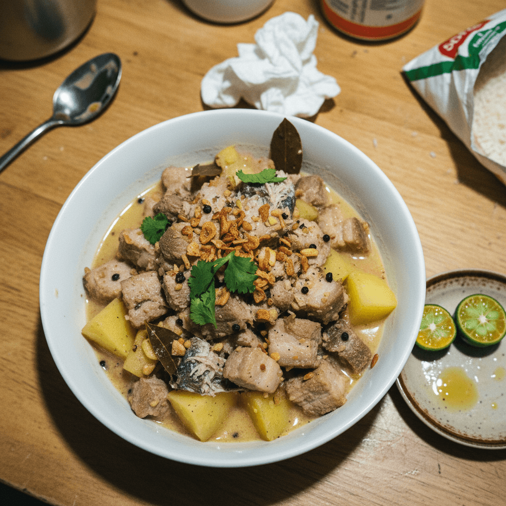 Adobong Puti ng taga Malabon