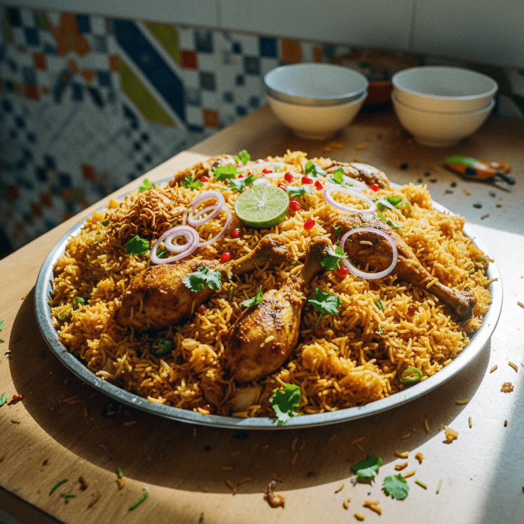 Spicy Extremely Flavorful Chicken Pulao