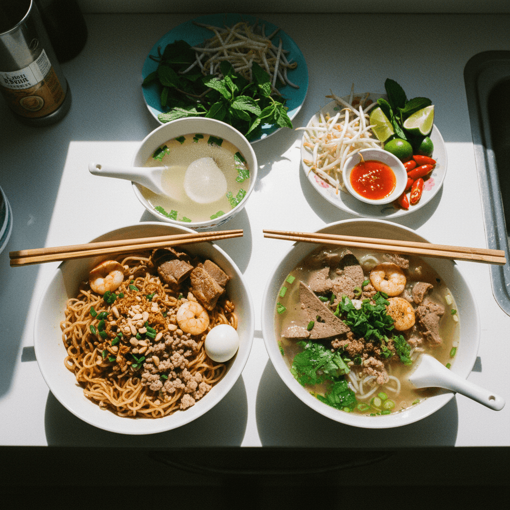 Hủ Tiếu Nam Vang (Phnom Penh Noodle Soup)