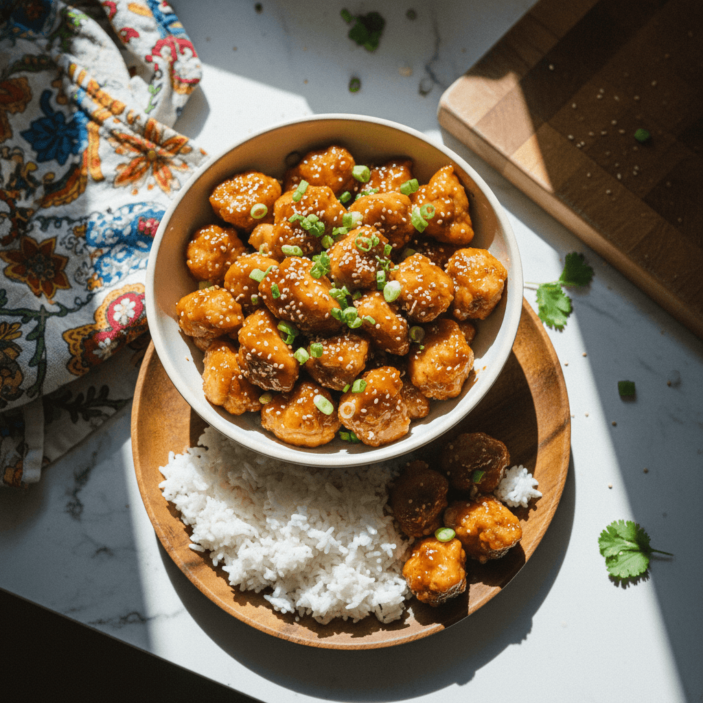 10-Minute Honey Garlic Chicken Bites