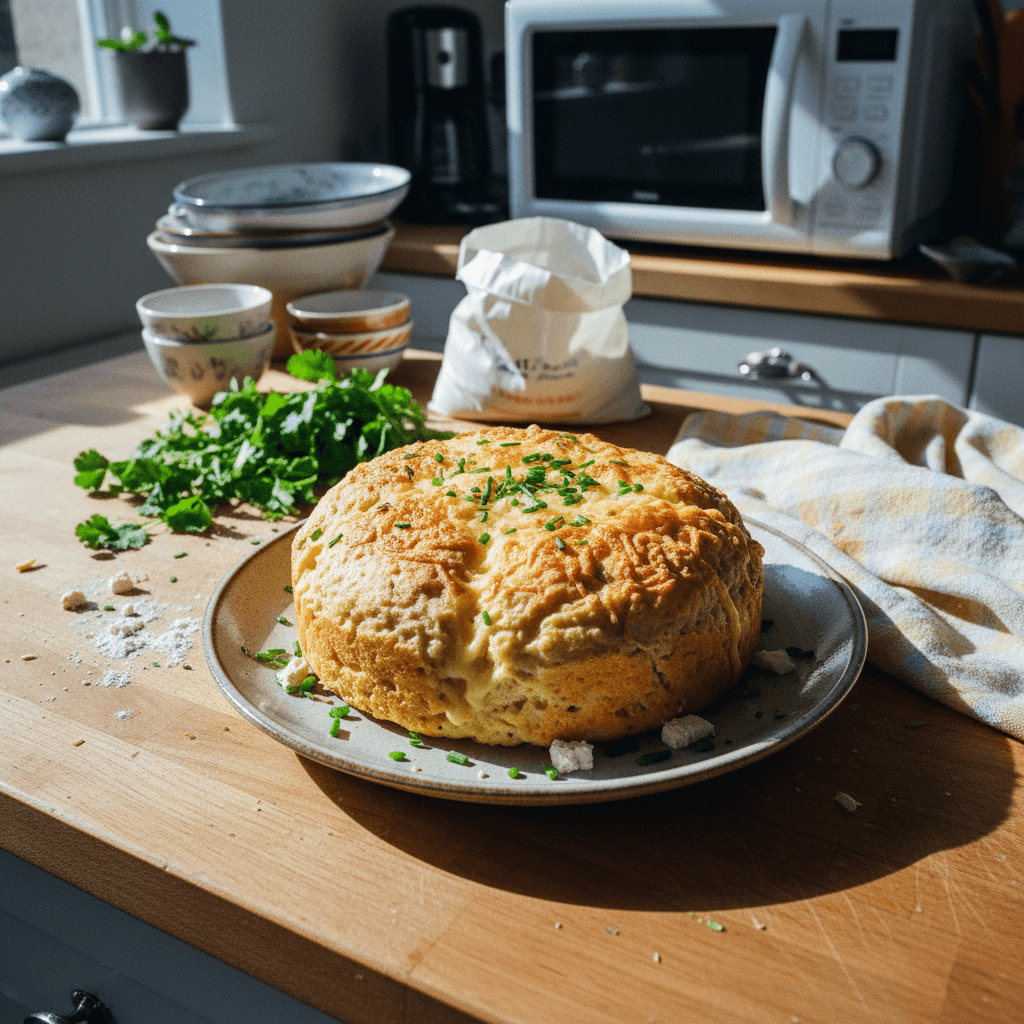 Microwave Tofu Bread
