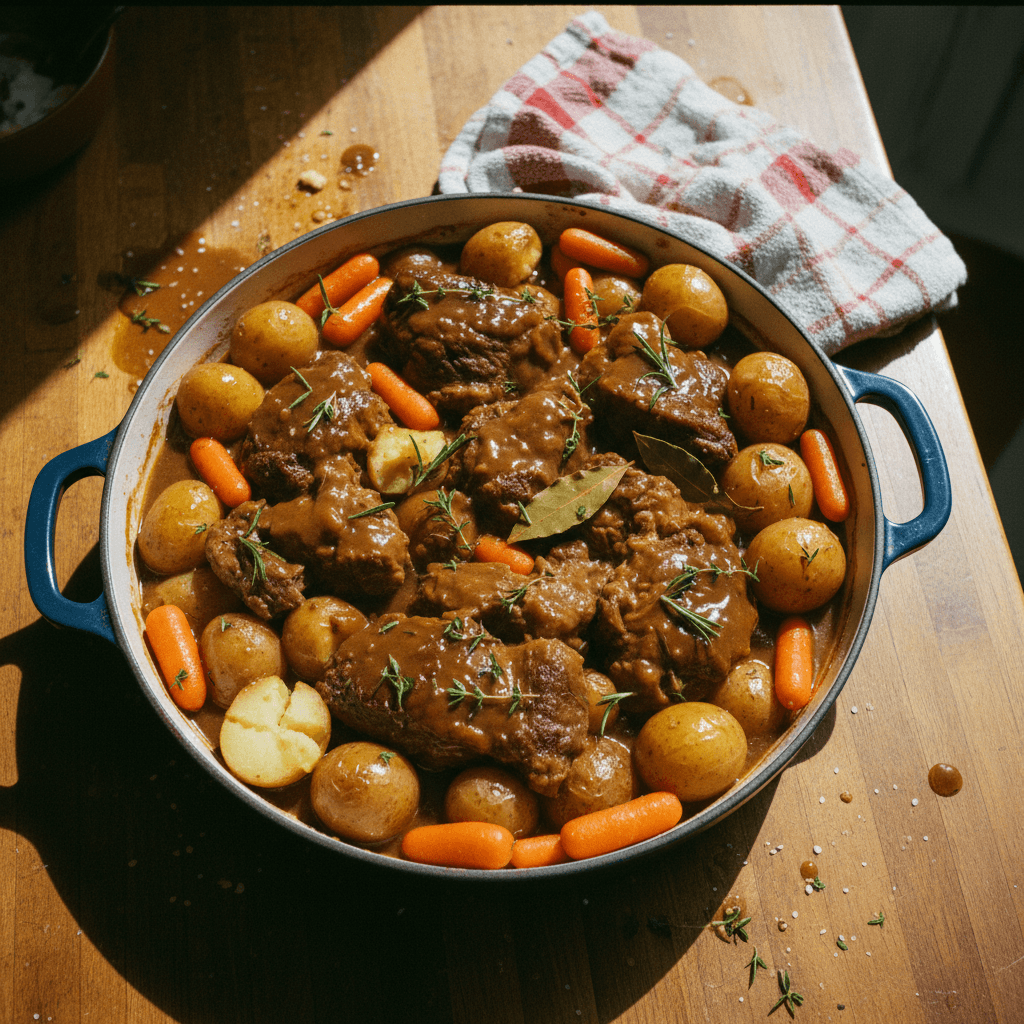 Oven Baked Sunday Pot Roast