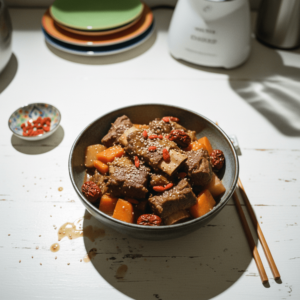 Korean Braised Short Ribs (Galbi Jjim) with No Added Sugar