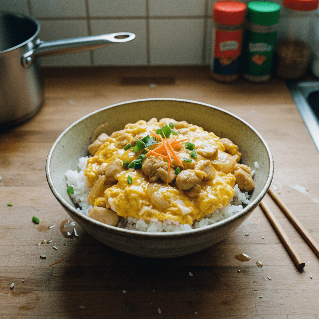 我が家のふわトロ親子丼