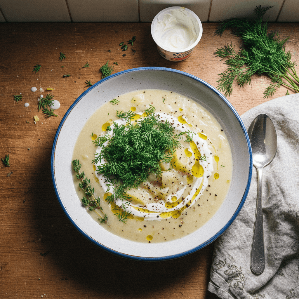 Leek and Potato Soup (Elite Version)
