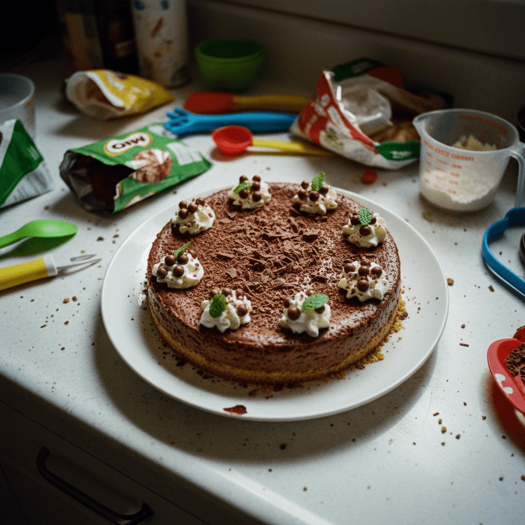 Perfect Milo Cheesecake