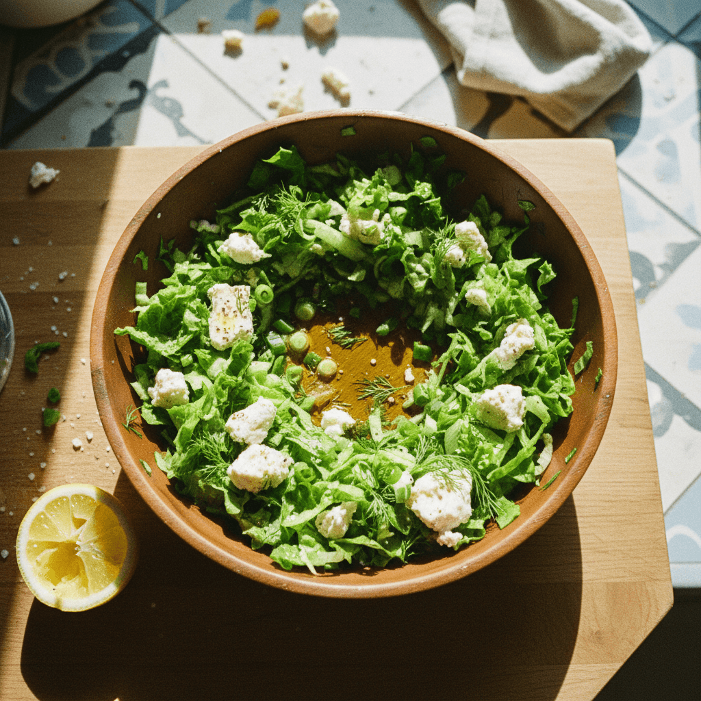 Maroulosalata (Greek Lettuce Salad)