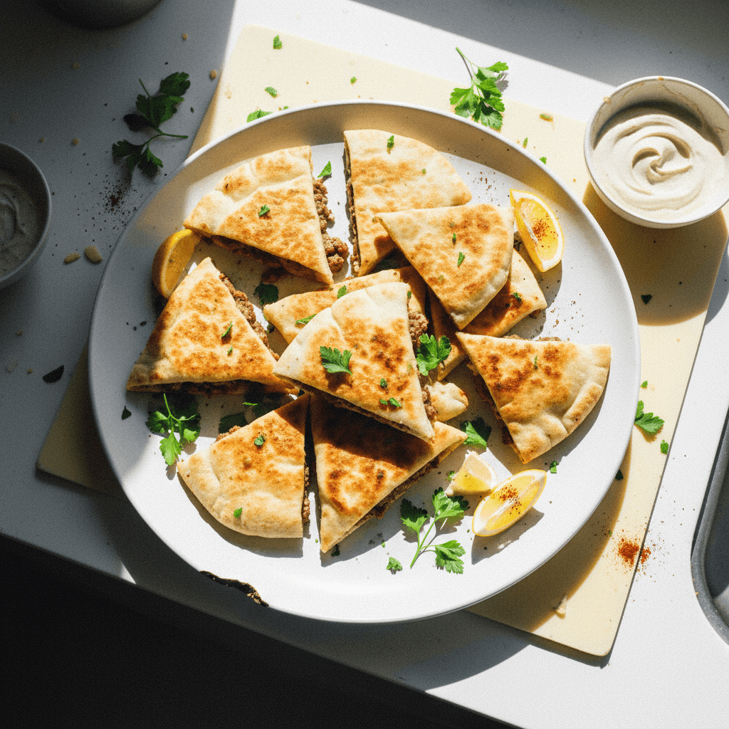 Arayes - Stuffed Pita