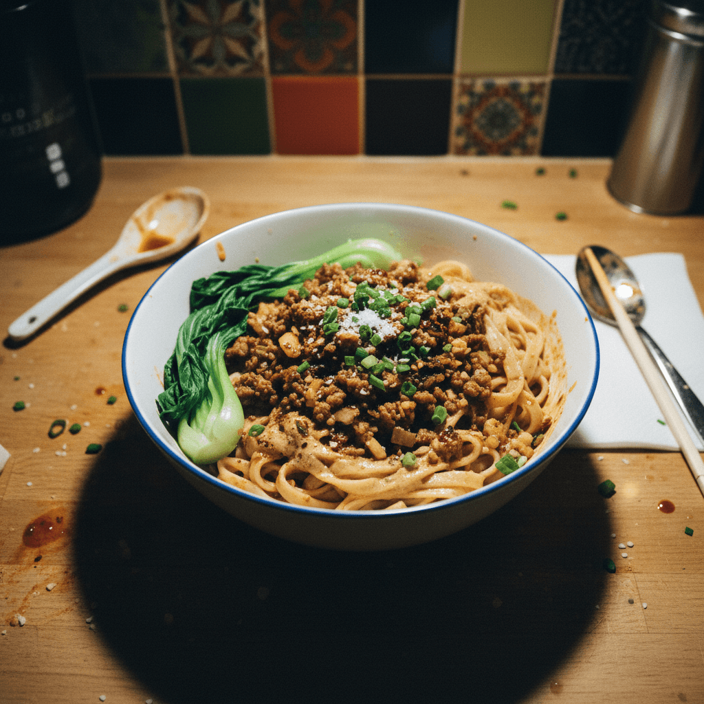Creamy Dan Dan Noodles