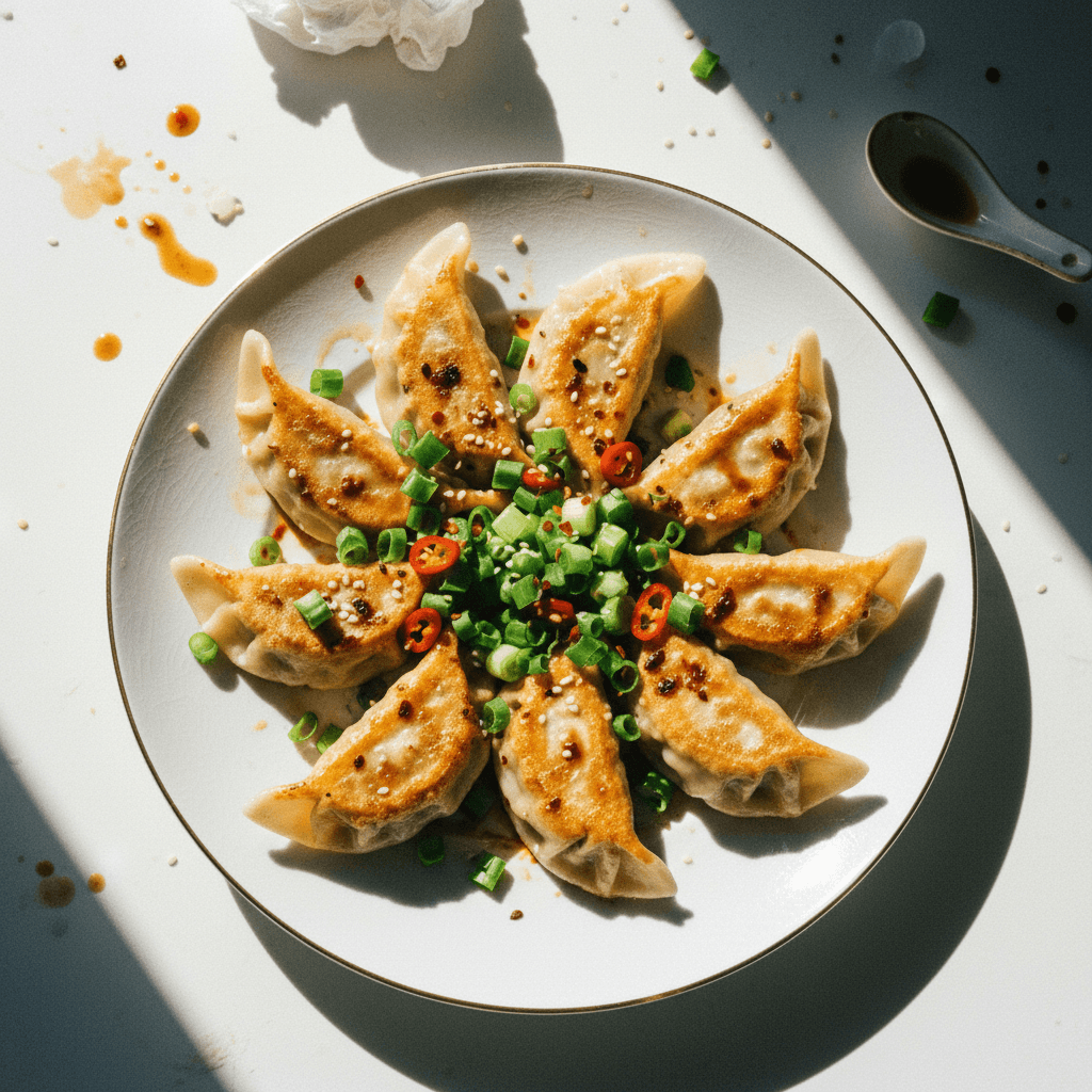 Easy Pan Dumplings