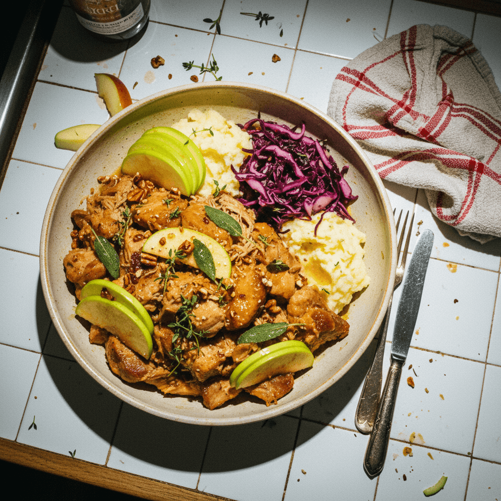 Apple Cider Braised Pork