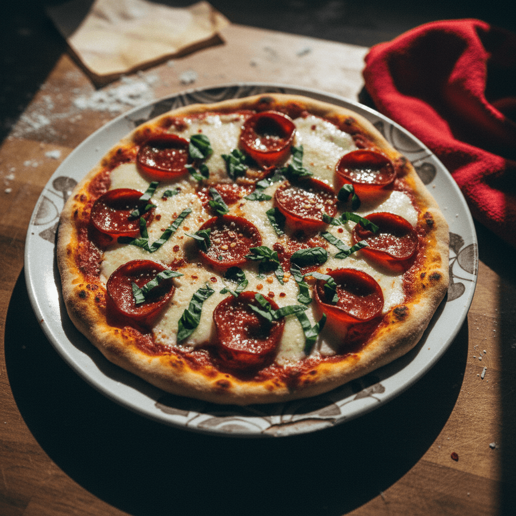 Trader Joe's Pepperoni Naan Pizza