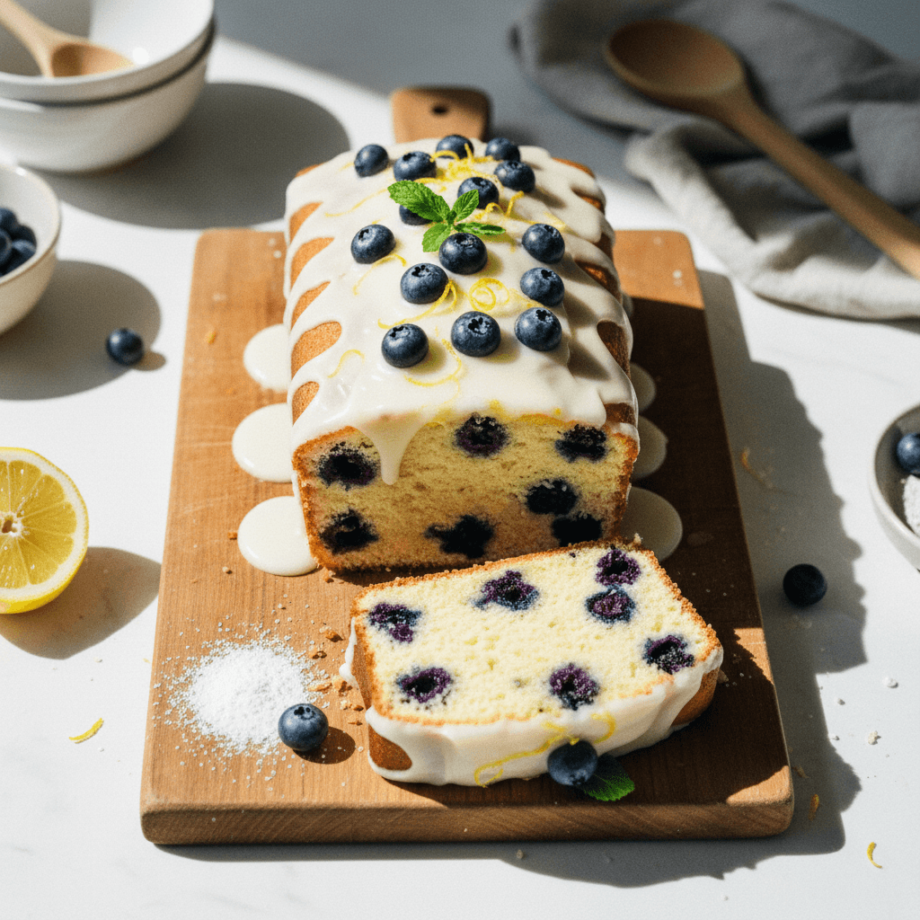 Lemon Blueberry Loaf Cake