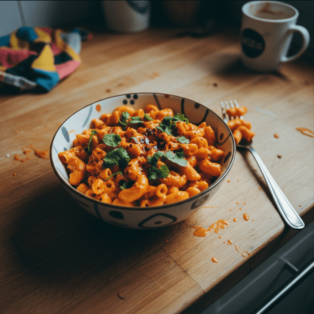Creamy Chili Garlic Macaroni