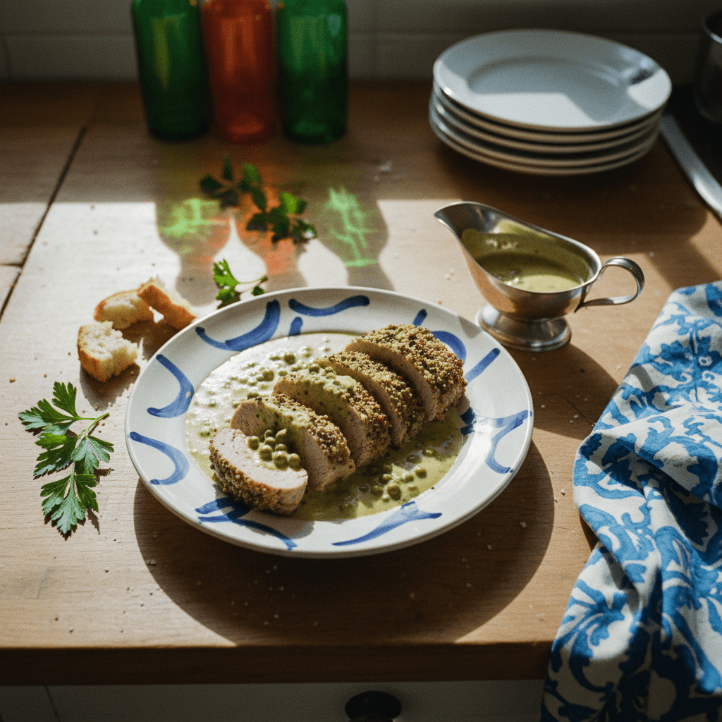 Filetto di Maiale al Pepe Verde