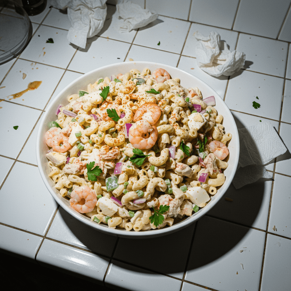 Miss Browns Famous Seafood Pasta Salad!