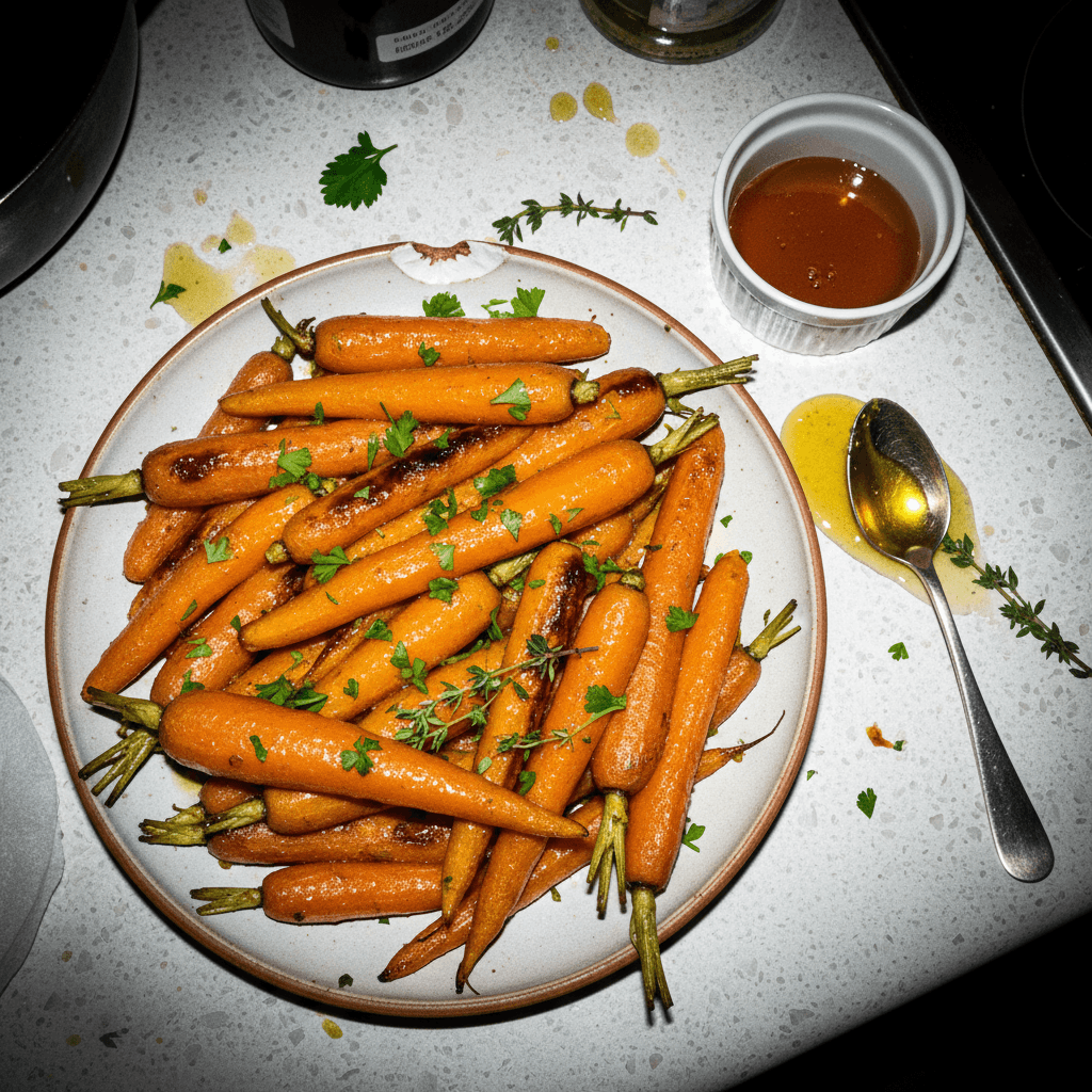 Honey Glazed Roasted Carrots