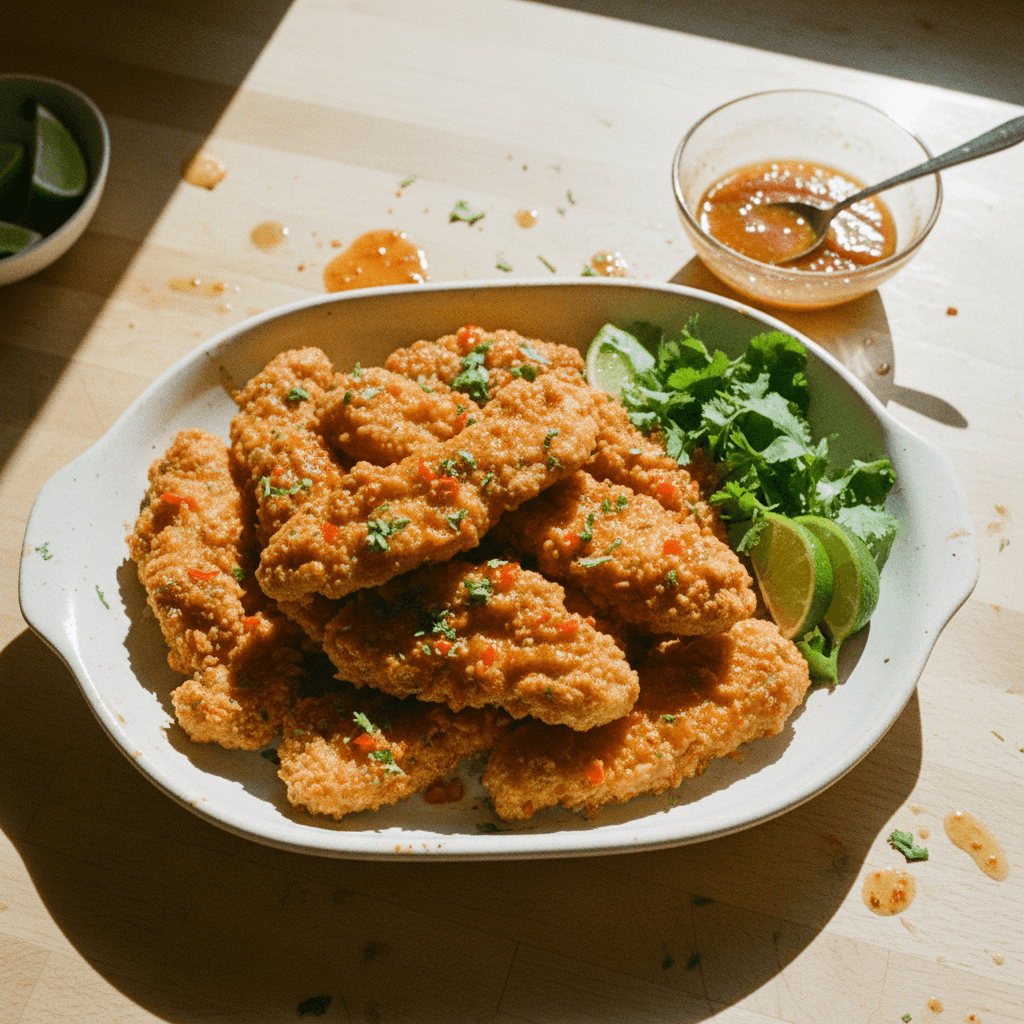 Crispy Chili Lime Chicken Tenders