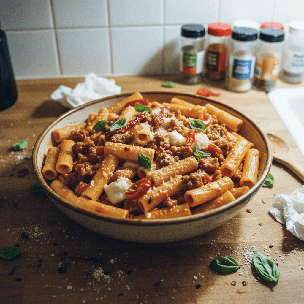Creamy Tomato & Sausage Pasta