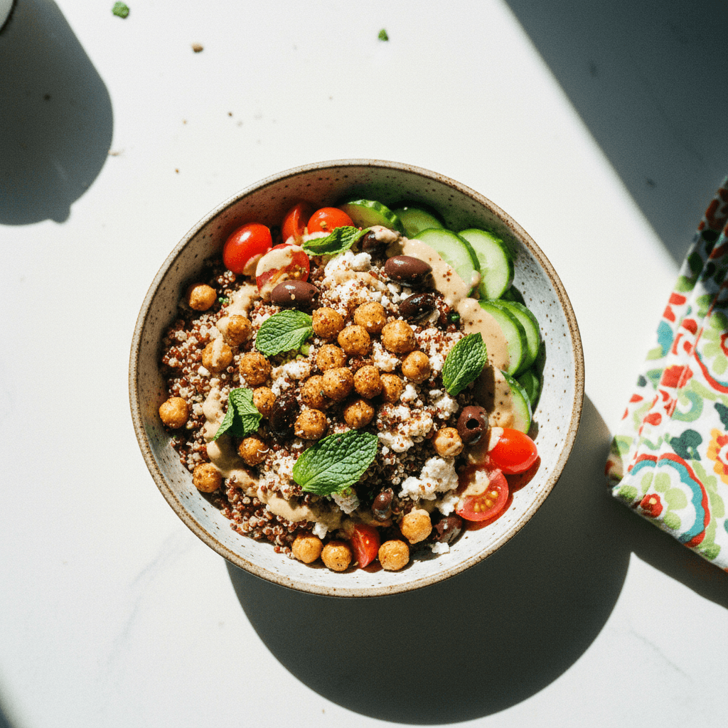 Mediterranean Quinoa Nourish Bowl