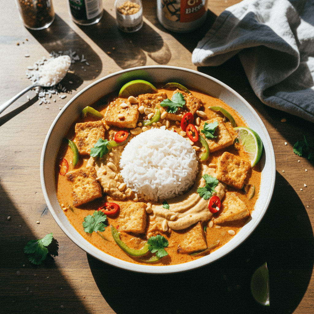 Red Thai Tofu Curry