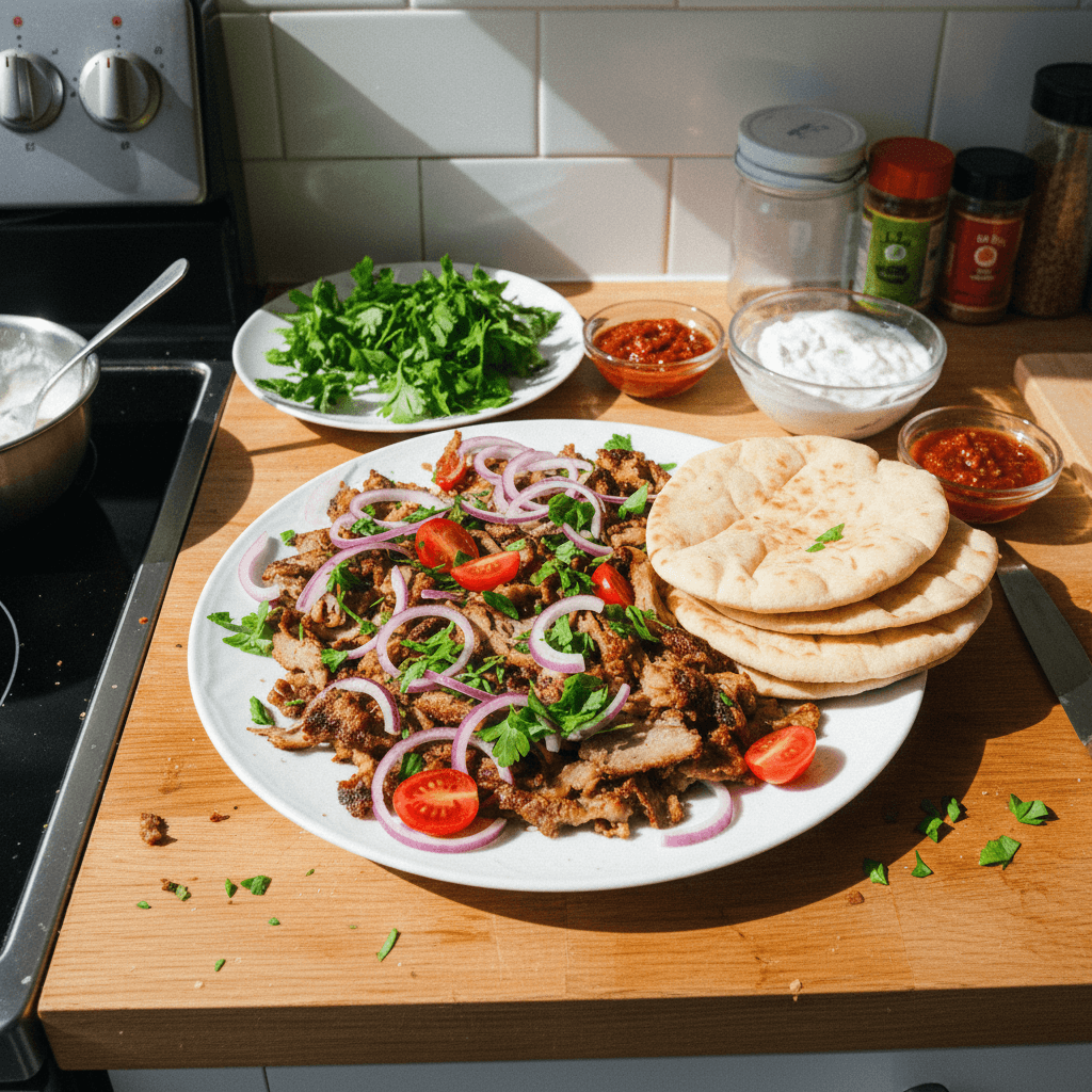 Homemade Doner Kebab / Gyro