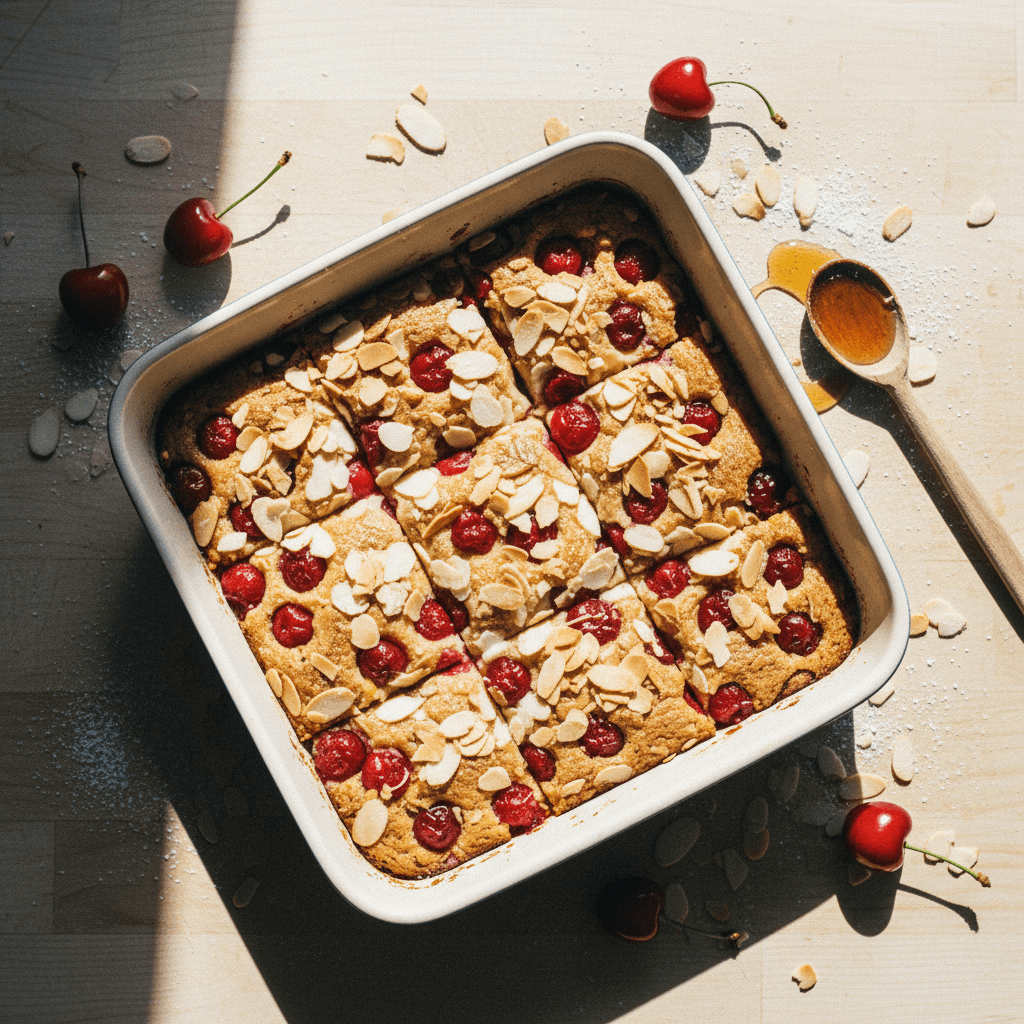 Bakewell Cherry Squares