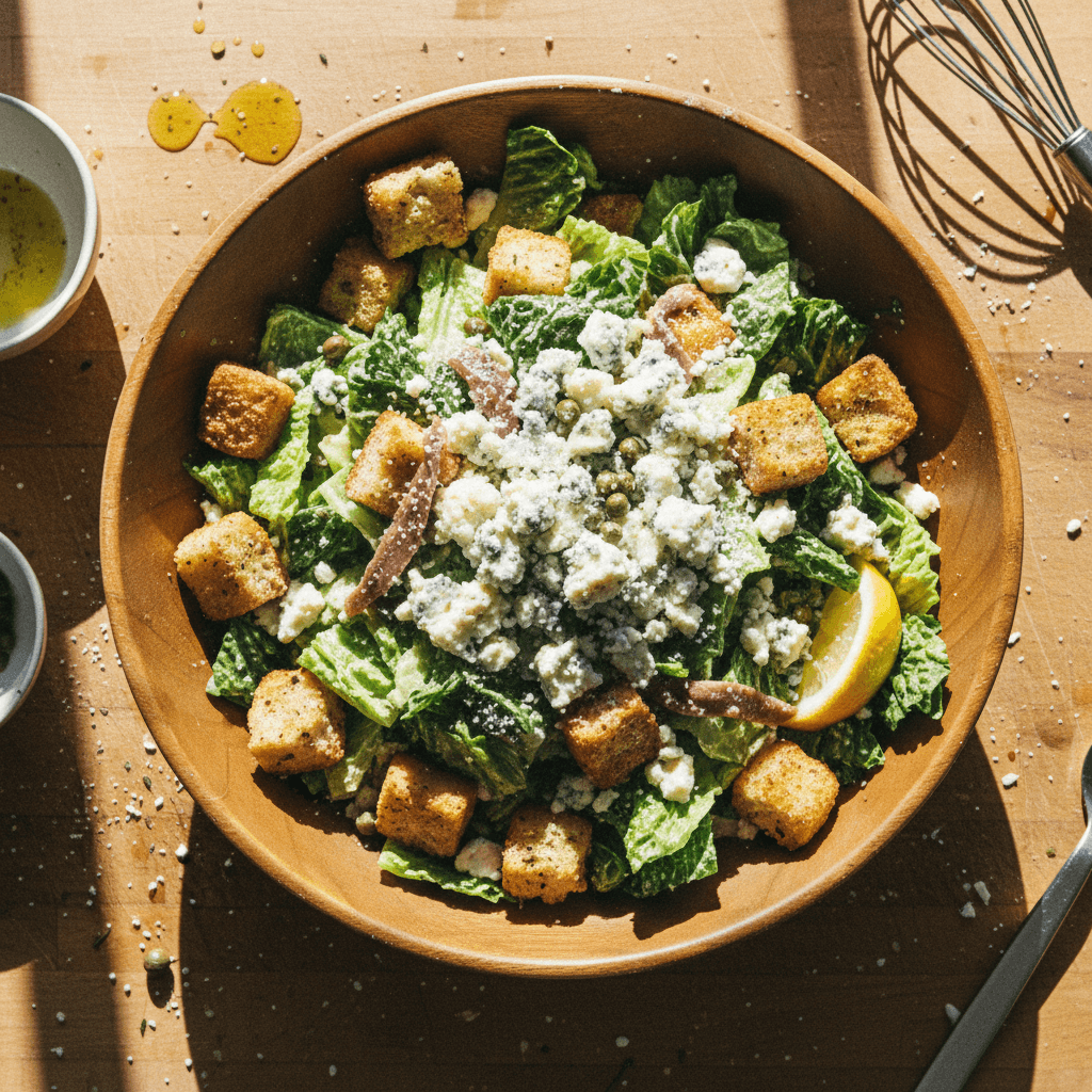 Original Caesar Salad with Blue Cheese