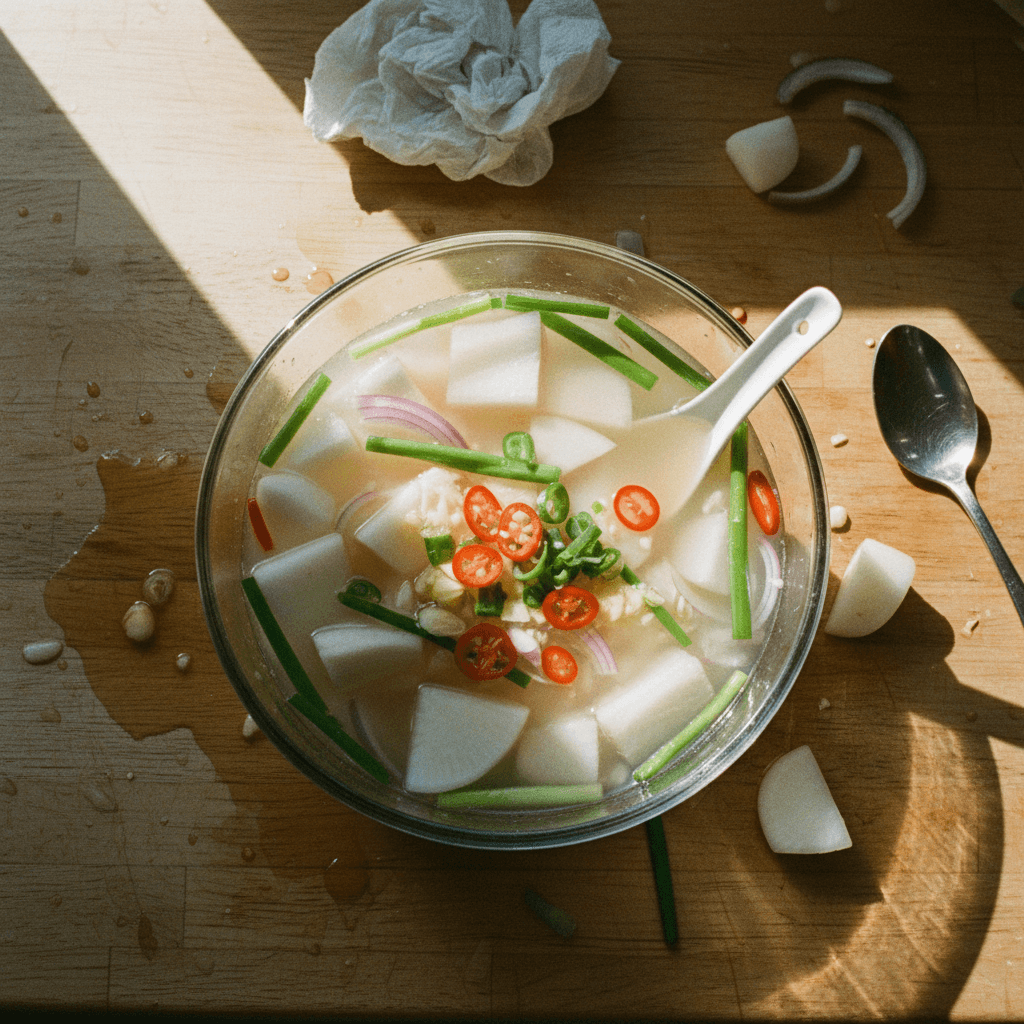Minimal Effort Dongchimi (Water Kimchi)