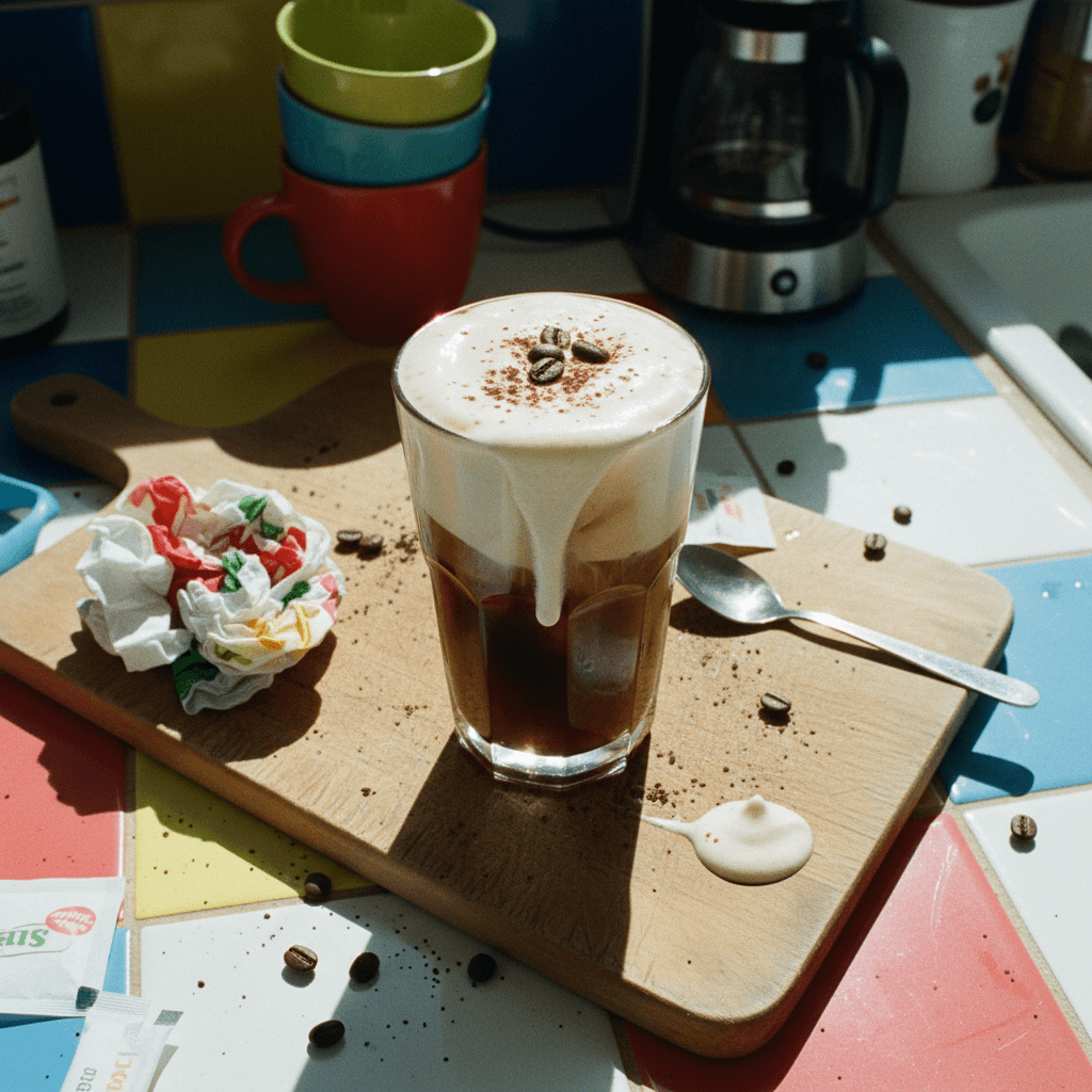 Café Frío Cremoso Estilo Barista
