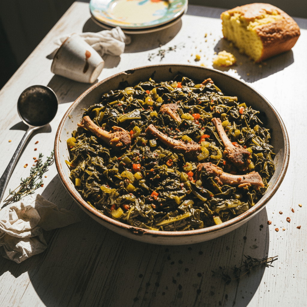 Cajun Gumbo Greens