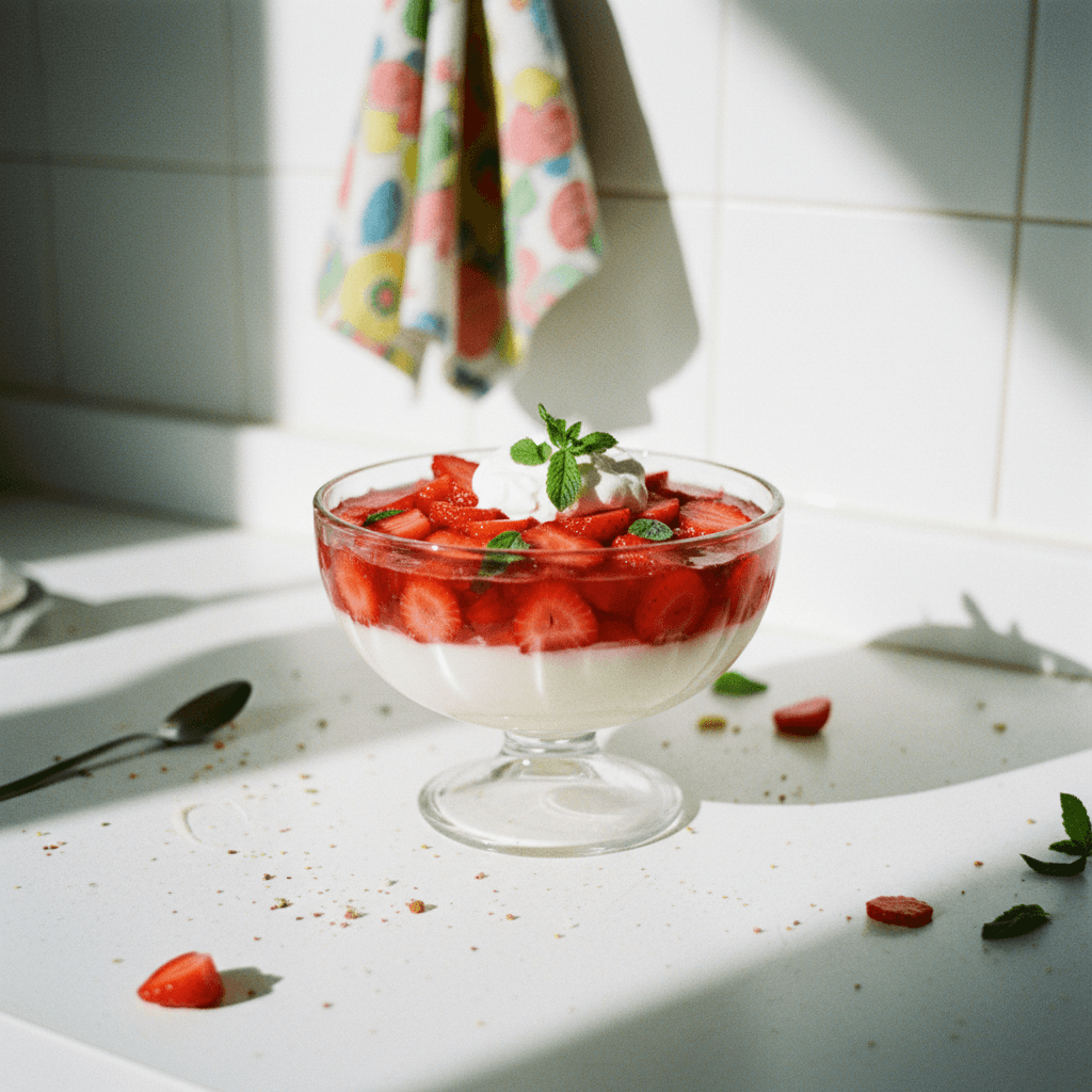 Postre de Fresa