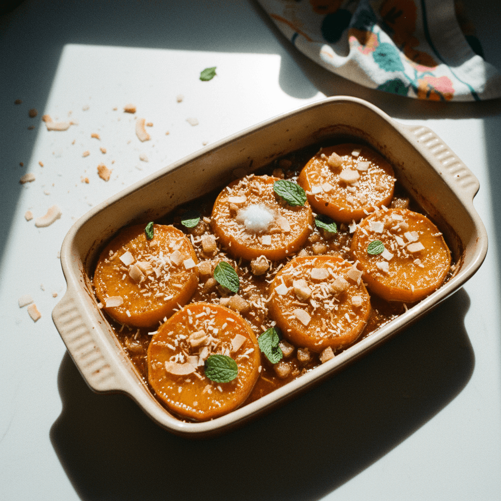 Coconut & Ginger Candied Yams