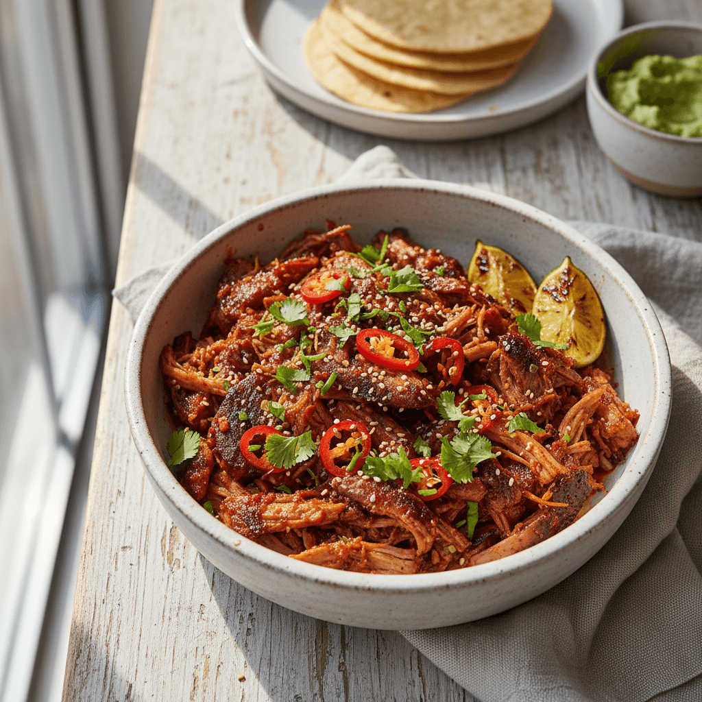 Spicy Shredded Pork Carnitas