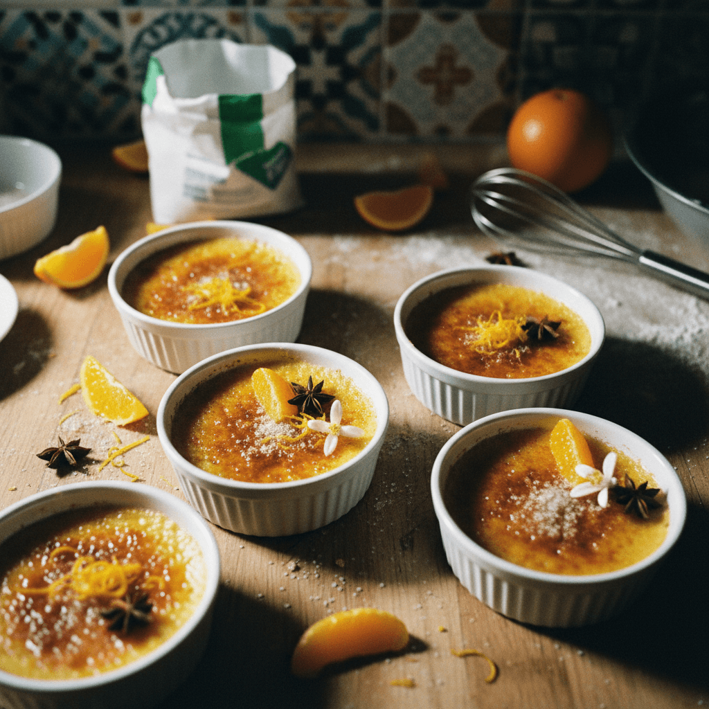 Orange Blossom Crème Brûlée