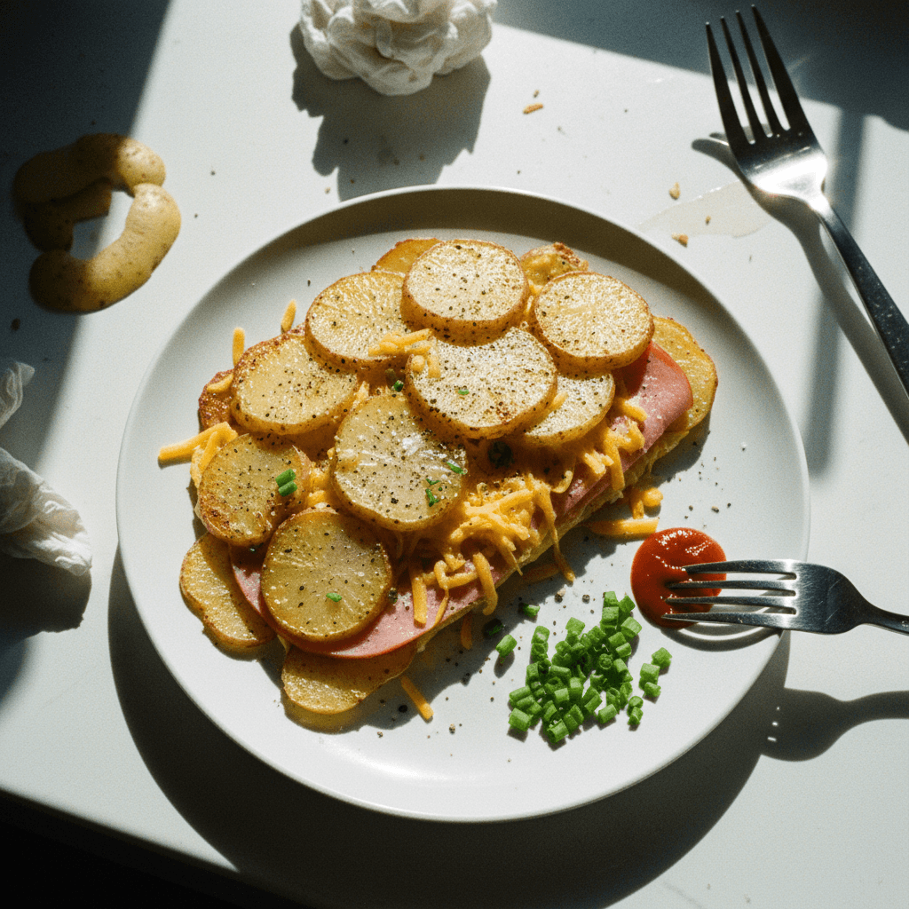 Potato and Egg Breakfast Foldover