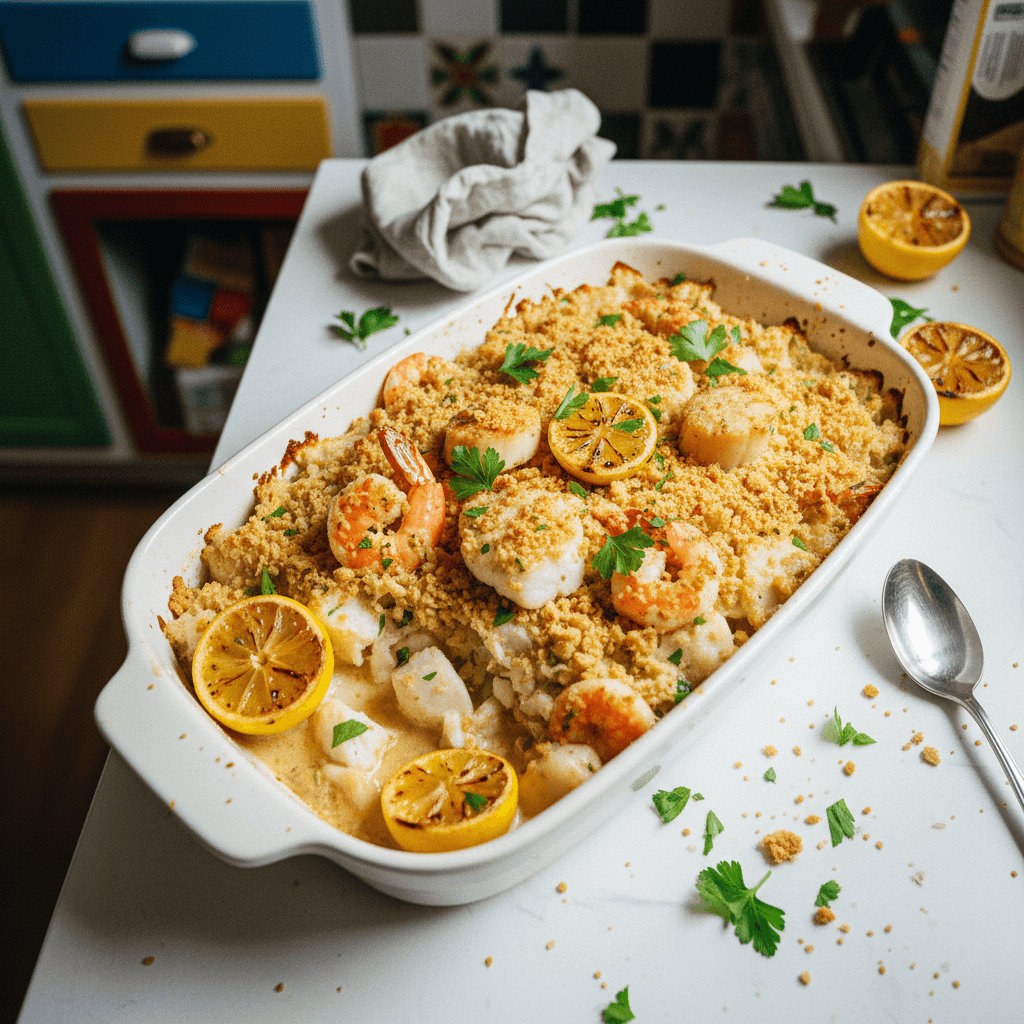 Seafood Bake of my Dreams