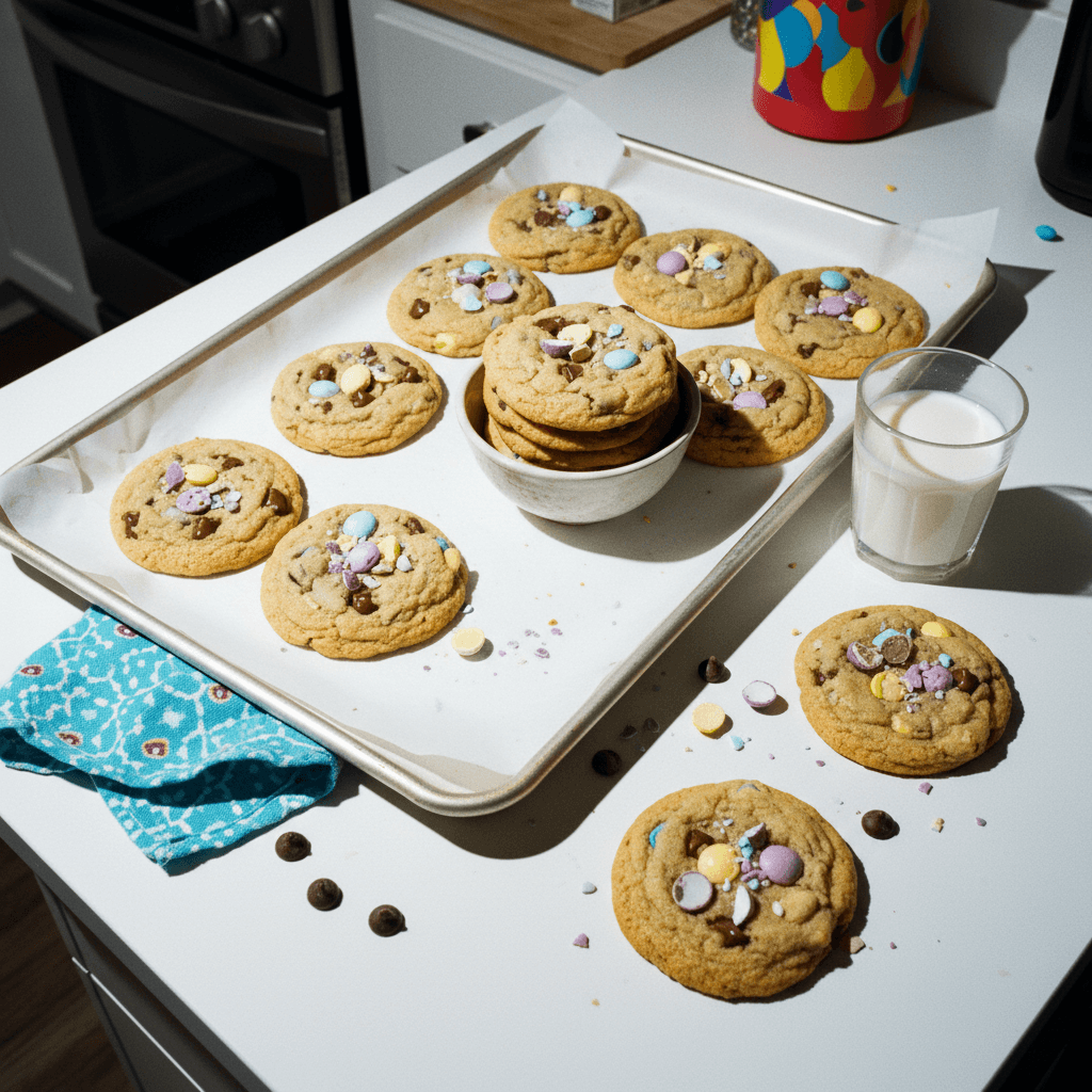 Cadbury Egg Cookies