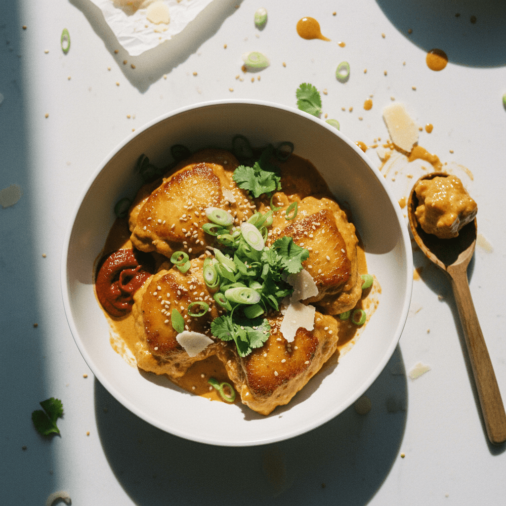 Creamy Gochujang Garlic Chicken