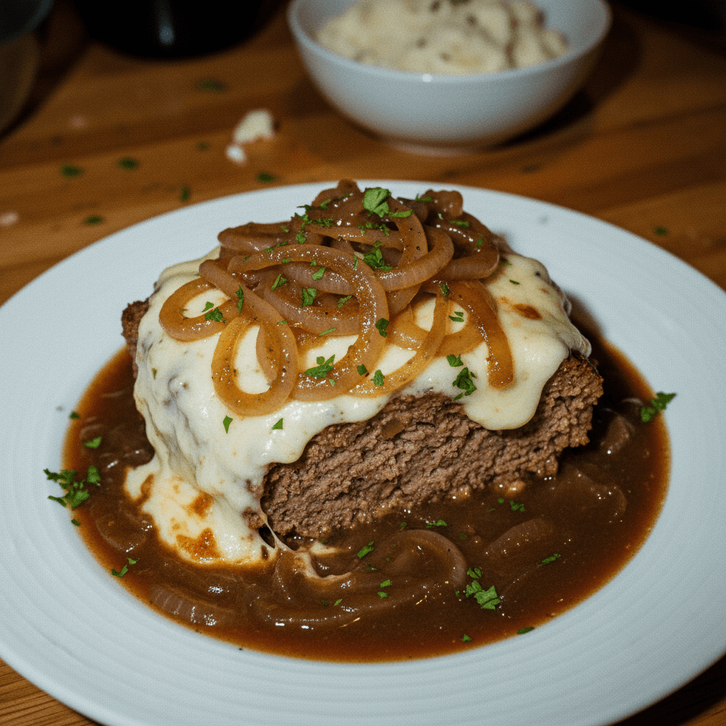 French Onion Meatloaf