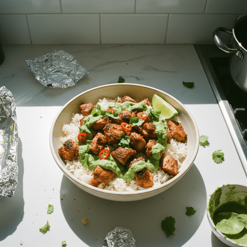 South American Inspired Chicken with Addictive Green Sauce